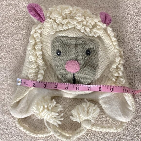 5/$25 Ark Wool Fleece Lined Sheep Toque Beanie With Ear Flaps - Picture 5 of 12